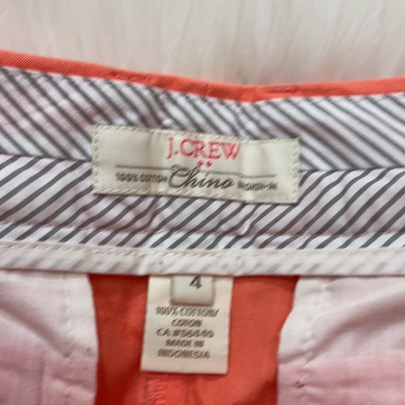J. Crew Orange Chino Shorts - Picture 4 of 5